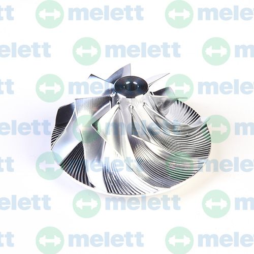 1102-412-403   Компресорне колесо (MFS) GTD1244VZ (Turbo 853603-0001)  A-45.45mm;B-30.38mm;E-3.57mm;D-24.2mm;C-3.61mm;  лопатки-8;    853603-0001 853603-0002 845275-0001 845275-0002