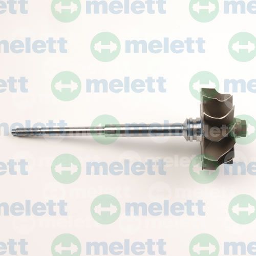 1301-026-436  Вал, ротор турбіни  R2S-K26; D2-64.5mm;D1-54.6mm;D8-10.29mm;D5-mm;D6-mm;D3-;D4-;D7-;łopatki-12; 10009700000 10009700013 53269700001 53269700004 (випукла крильчатка) (5326-120-5001)