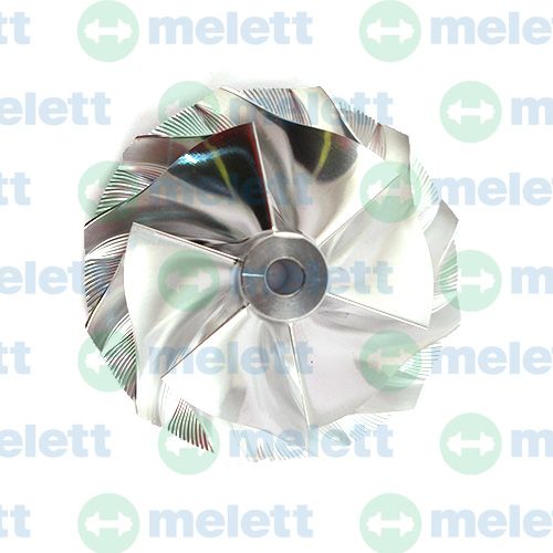 1302-003-429  Компресорне колесо (MFS) K03 (5306-123-2238)   [A-54.5/53.0mm;B-41.3mm;E-4.61mm;D-27.8mm;C-4.44mm;лопатки-6/6; CNC] 53039700578 53039500209 53039700830