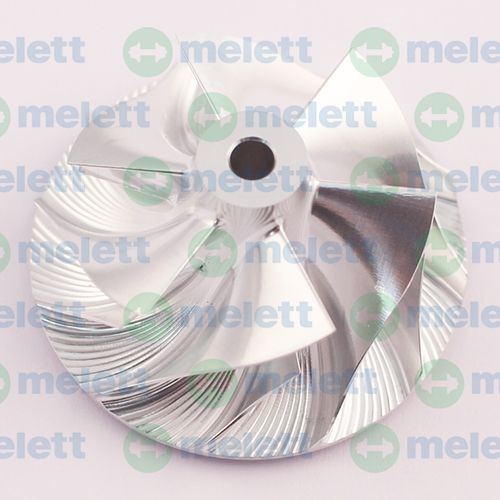 1401-402-413  Компресорне колесо (MFS) TD02 (Turbo 49180-01630) Зворотне обертання  VW(1.5TSI)[17-]  D02HM; [TSI TFSI]; VW Arteon, Golf; { 49180-01600 49180-01605 49180-01610 49180-01615 49180-01620 49180-01625 49180-01630 49180-01640 49180-01645 49180-16200 49897-70701