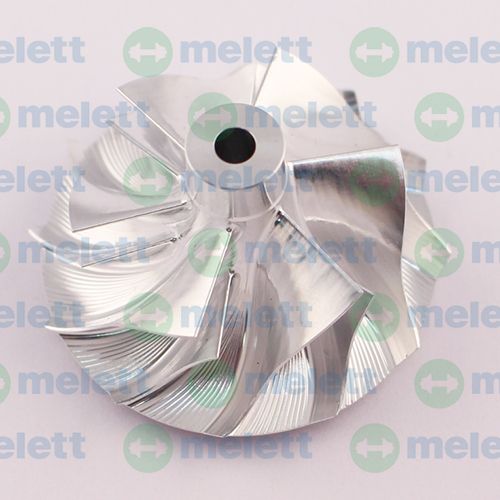 1650-015-400  Зворотне обертання компресорного колеса (MFS) (турбо 7636784)  GTDI12V;   11657636784 11658643129 11652681209 7636784 8643129 2681209 2800013005280 11658600045 11659895980 11657633795 7633795 9895980 A-45.5/42.0mm;B-34.8mm;E-4.1mm;D-27.0mm;C-2.73mm;  лопатки-6/6;