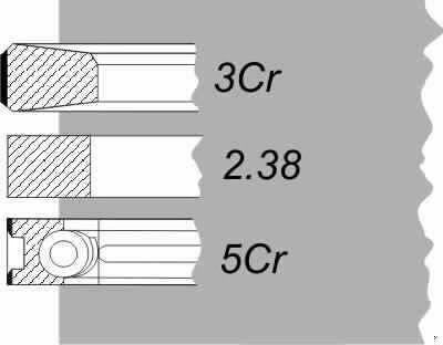 RI012   комплект поршневих кілець JOHN DEER 102.00  mm(22510N0/AR55759) 3TCr/2,38/5Cr  0818180000 08-181800-00 10200R10 38012693 757800033210000 800033210000