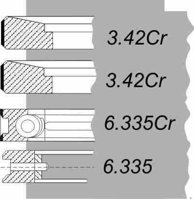 RI023ET   комплект поршневих кілець    SW-400/ANDORIA (BIZON) 6CT107 107.29MM   10721R01 (004689),10729R01