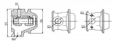 Середній корпус турбіни (охолдж.водою) TD04-HL (Turbo 49389-04500/1)