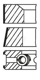 KMP 4181A047  1,0 кільця поршневі U4181A047