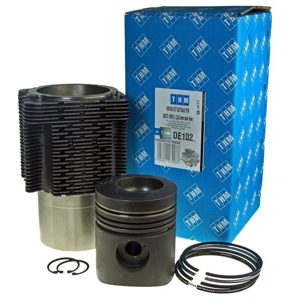 DE102   Ремонтний комплект/ Поршень з гільзою KHD-DEUTZ BF913 MQ=58 102 MM 4-P гільза C=124,5 THM   0999200,0999294,099WR27,10200A09,21/31-389KS,89341110,93315961